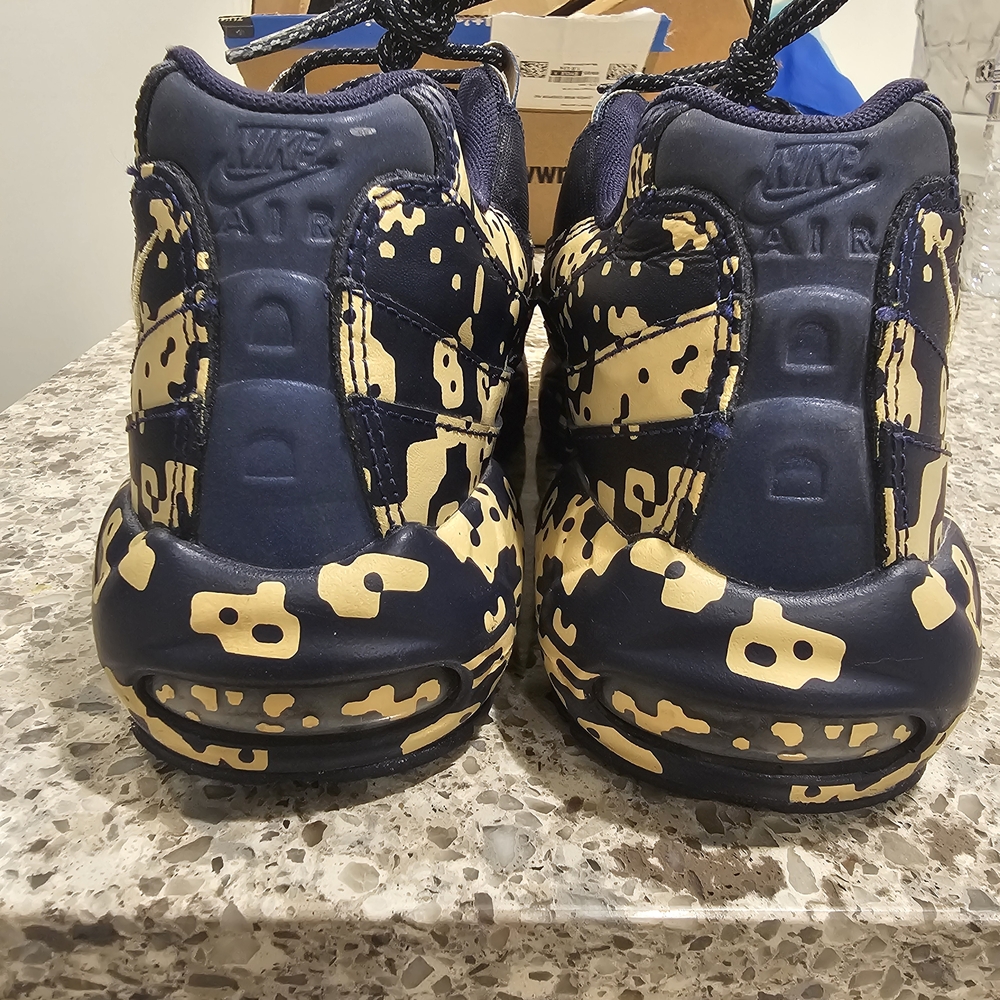 Nike Air Max 95 "Blackend Blue Camo" Sneakers Mens 8.5 - Picture 7 of 12